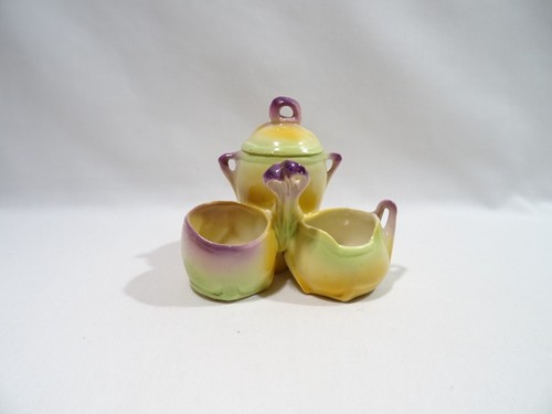Mostardiera Sale Pepe Art Nouveau Service Porcellana Mustard Salt Pepper - Picture 2 of 9