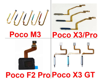 For Xiaomi Poco X3 Pro F3 Pro X3GT M3 For Redmi 9T Fingerprint Touch Flex Cable