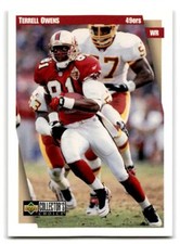 1997 Collector's Choice San Francisco 49ers #SF3 Terrell Owens