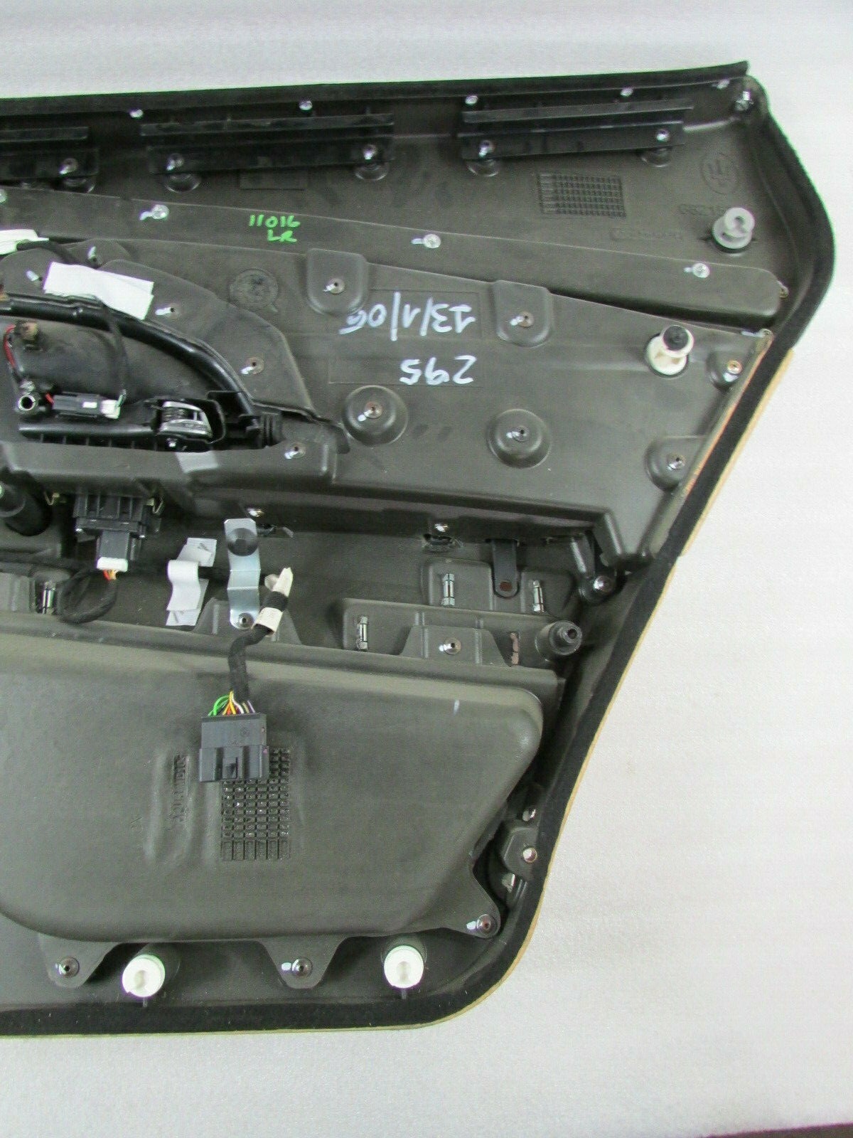 Maserati Quattroporte, LH Rear Door Panel w/ Sunshade, Beige, Used P/N 981338500