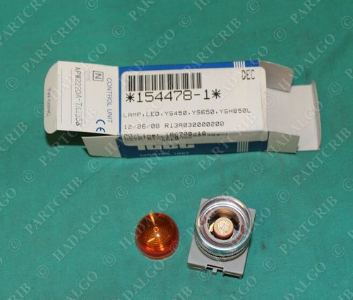 Idec, APW1126DA, APW222DA-TK2358, 154478-1, LED Lamp Pilot Light Amber Orange - Picture 2 of 4