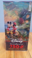 Disney Thomas Kinkade Puzzle Mickey and Minnie Sweet Love w Poster 750 Pieces