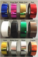 Papel de aluminio de estampado en caliente papel dorado hágalo usted mismo lámina de oro láser lámina lisa
