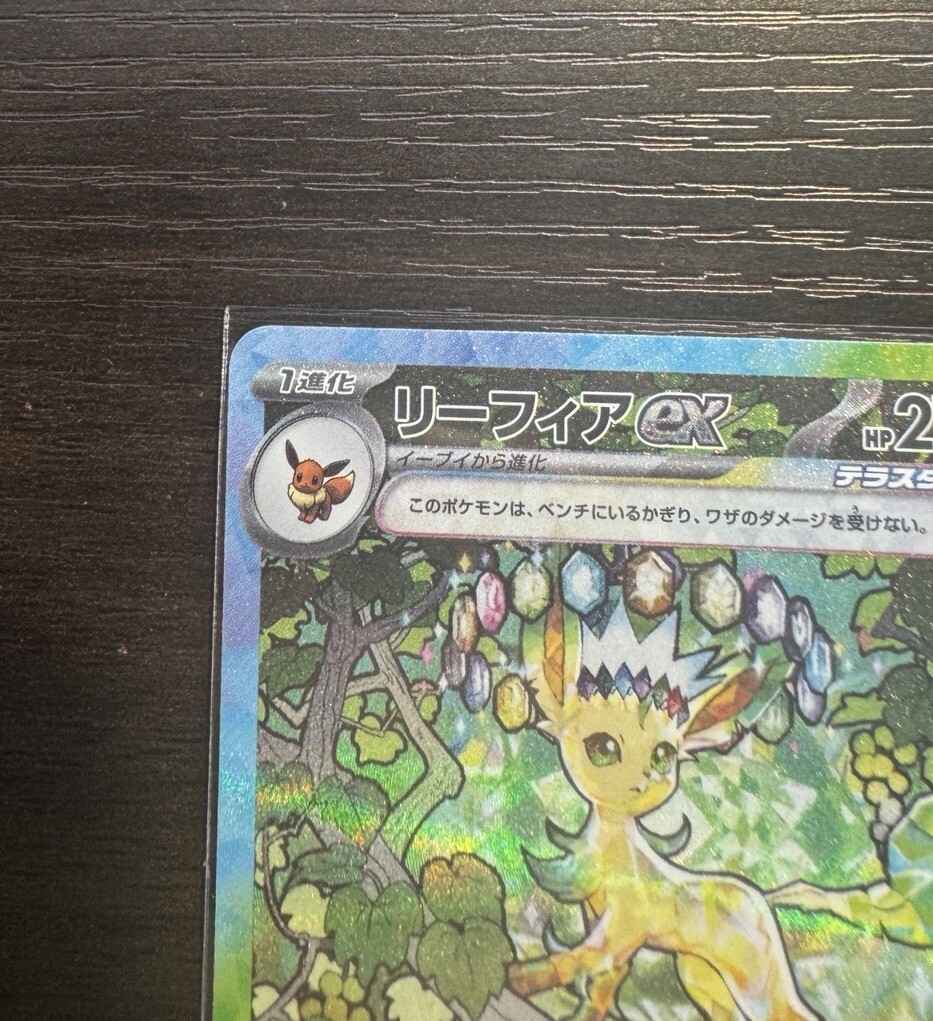 Pokemon Card Leafeon ex SAR 200/187 sv8a Terastal Festival Pokemon Card Leafeon ex SAR 200/187 sv8a Terastal Festival