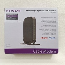 Netgear Modem CM400 High Speed Cable DOCSIS 3.0 Xfinity Time Warner Cable Cox