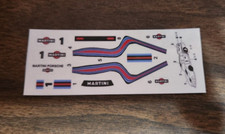 Aurora Tomy AFX G-Plus Porsche 935 Japan Reproduction Stickers Clear DIE CUT 