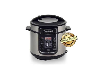 #ad MEGACHEF MCPR100A Quart Digital Pressure Cooker with 14 Pre set Multi Function $73.99