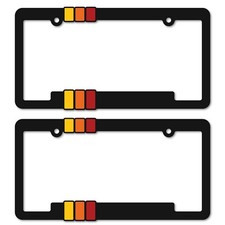 2 Toyota Heritage Strips License Plate Frame Fits Tacoma Taco Tundra 4runner Fj