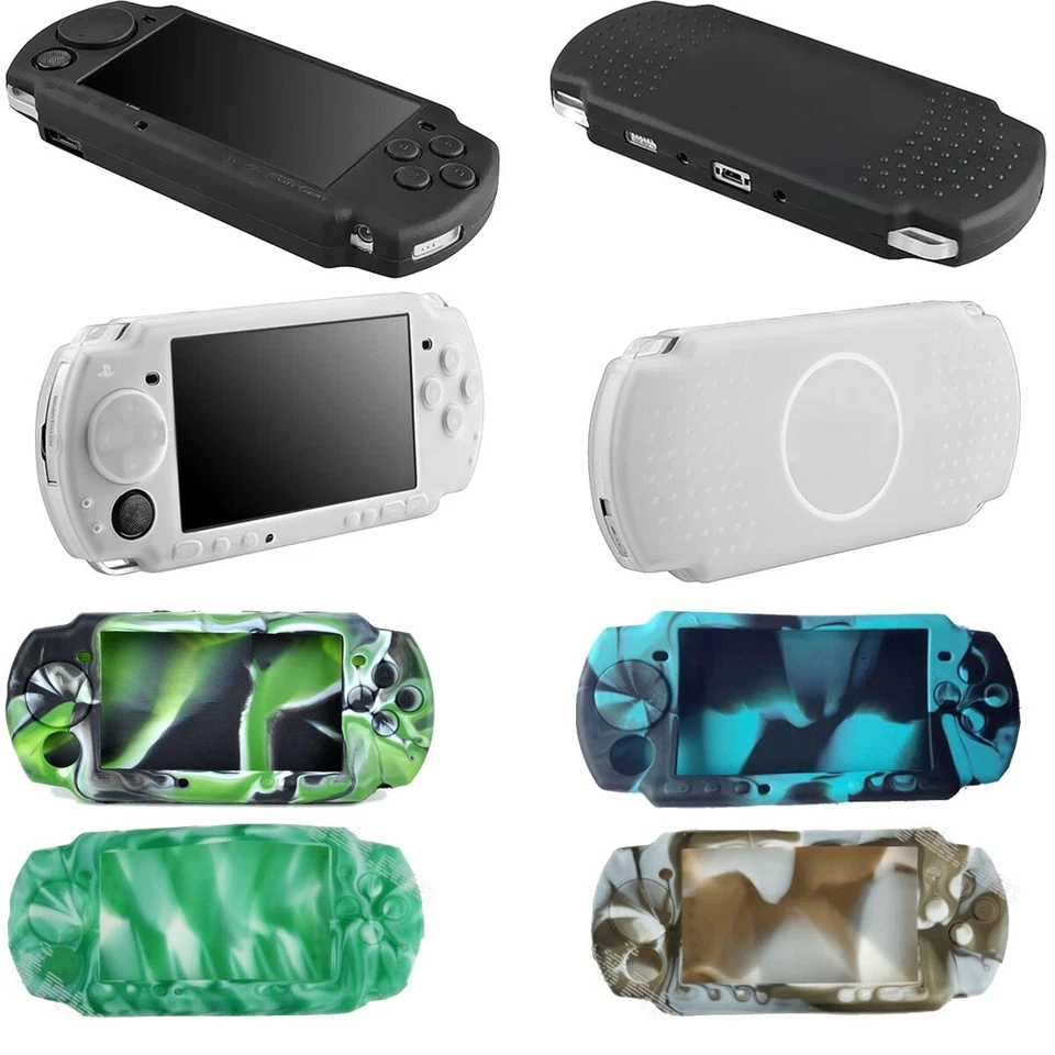Soft Silicone Rubber Gel Skin For Sony PSP 2000 3000 Case Cover - Image 2 of 4