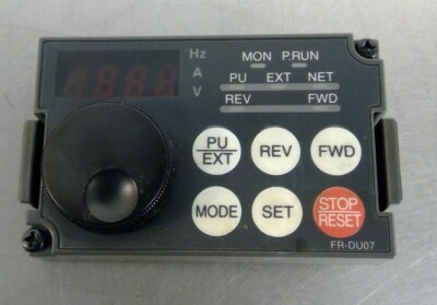 Mitsubishi Electric FR-DU07 4-Digit LED Display Control Panel Keypad          2D
