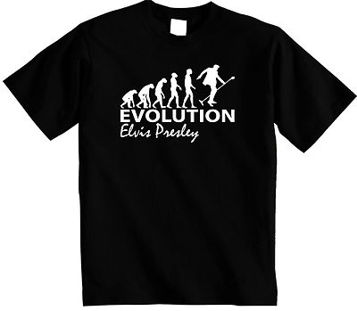 Evolution of Elvis Presley T-Shirt Evolve of The King Jailhouse Unisex T-Shirt