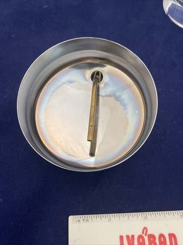 Coctelera vintage Javit Crystal MCM grabada trigo fino EE. UU. - Imagen 7 de 8