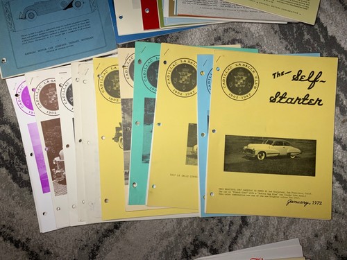 1970 OND, 71 & 72, 73 JFMAMJJ CADILLAC LaSALLE The Self Starter Club Lot - Bild 6 von 10