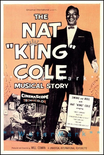 The Nat King Cole Story 1955 Film Musical Vintage Poster Print Retro Style Ad - Photo 4 sur 4