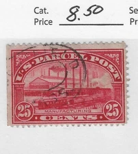 US Parcel Post Stamps, Set of 3 issues, Q7 ,Q8,Q9, used, VF, 1913, scv $50