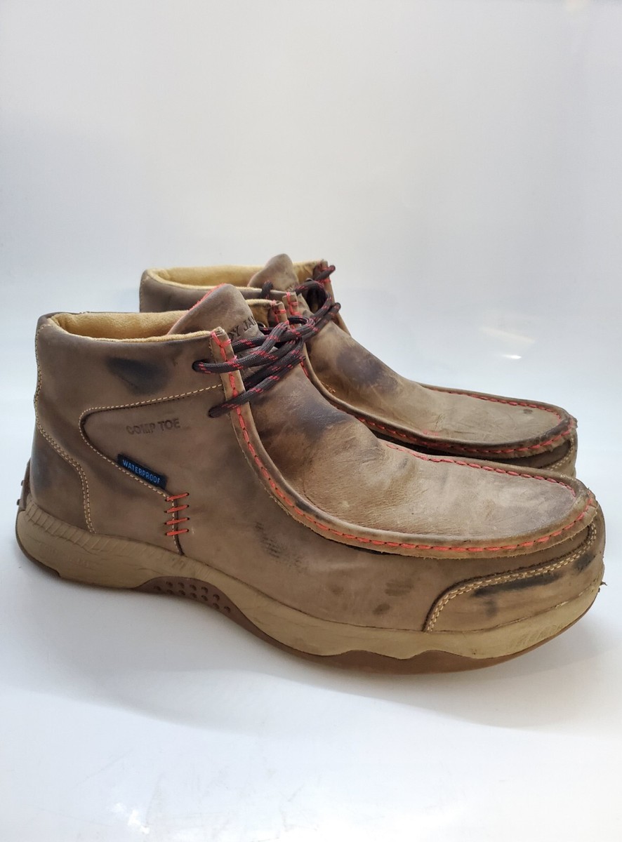 Men\'s Brown Leather Casual Shoes brand new! Size 10.5 Cody James s-l400.jpg main image 4