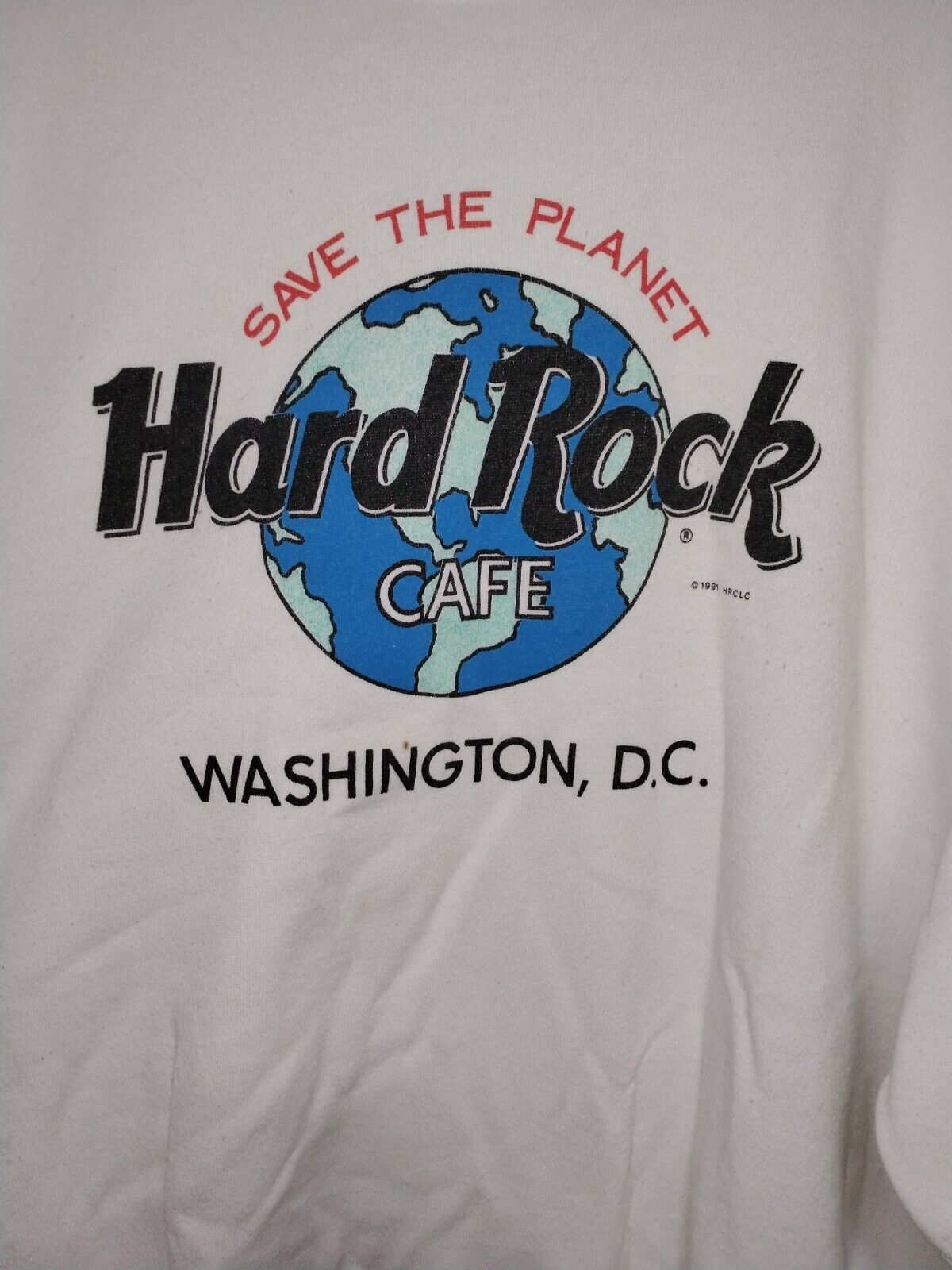 Vintage 1991 Hard Rock Cafe "Save The Planet" Was… - image 3