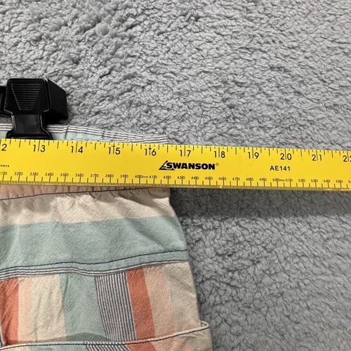 KAVU Womens Woodside Cool Stripe Pants Large Crop Active Outdoors Athleisure - 第 8/11 張圖片
