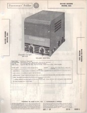 1950 DAVID BOGEN E66 AMPLIFIER SERVICE MANUAL PHOTOFACT SCHEMATIC DIAGRAM FIX