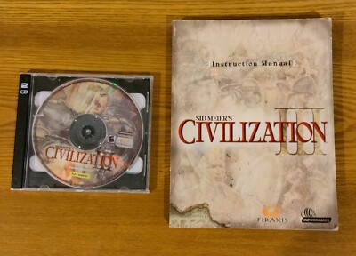 Sid Meier's Civilization III PC Video Game of the Year w/ Bonus CD and Manual