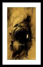 Inner Voice - Framed Print Black Frame White Mat