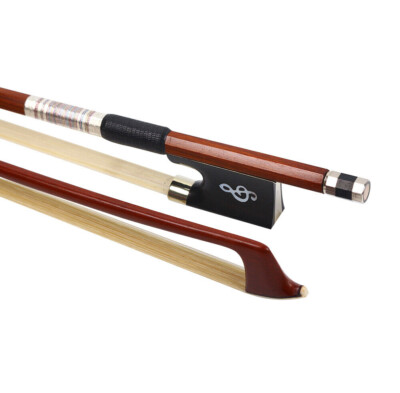 Advance Brazilwood Violin Bow 4/4 Full size ebony frog Bow Straight Horse Hair