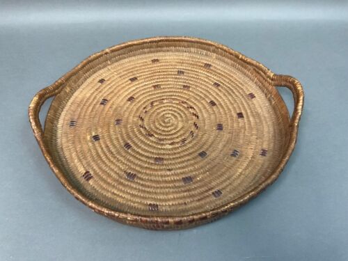 Antique Vintage Pacific Northwest Large Salish Indian Gathering Basket 15" - Picture 2 of 11