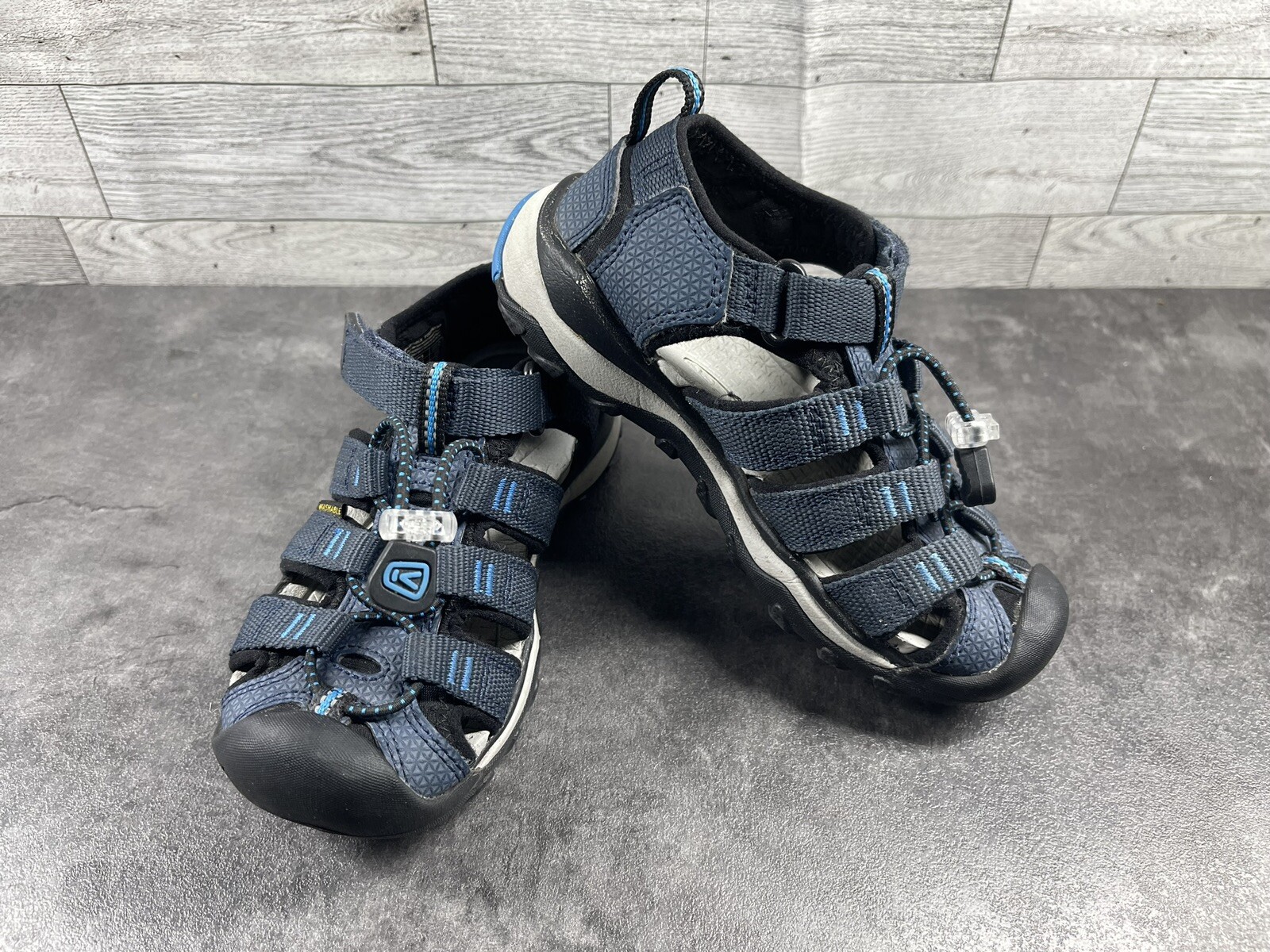 Sandali Keen bambini 10 scarpe Newport cinturini blu pescatore sport acquatici escursionismo