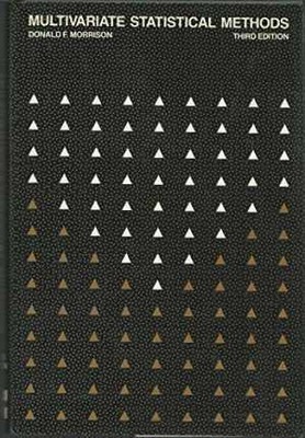 Multivariate Statistical Methods - Hardcover, by Morrison Donald F. - Good
