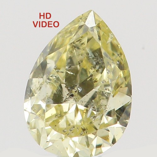 0.16 Ct Natural Loose Diamond Cut Pear Yellow Color 4.70X3.10X1.90 MM I2 N5474 0.16 Ct Natural Loose Diamond Cut Pear Yellow Color 4.70X3.10X1.90 MM I2 N5474