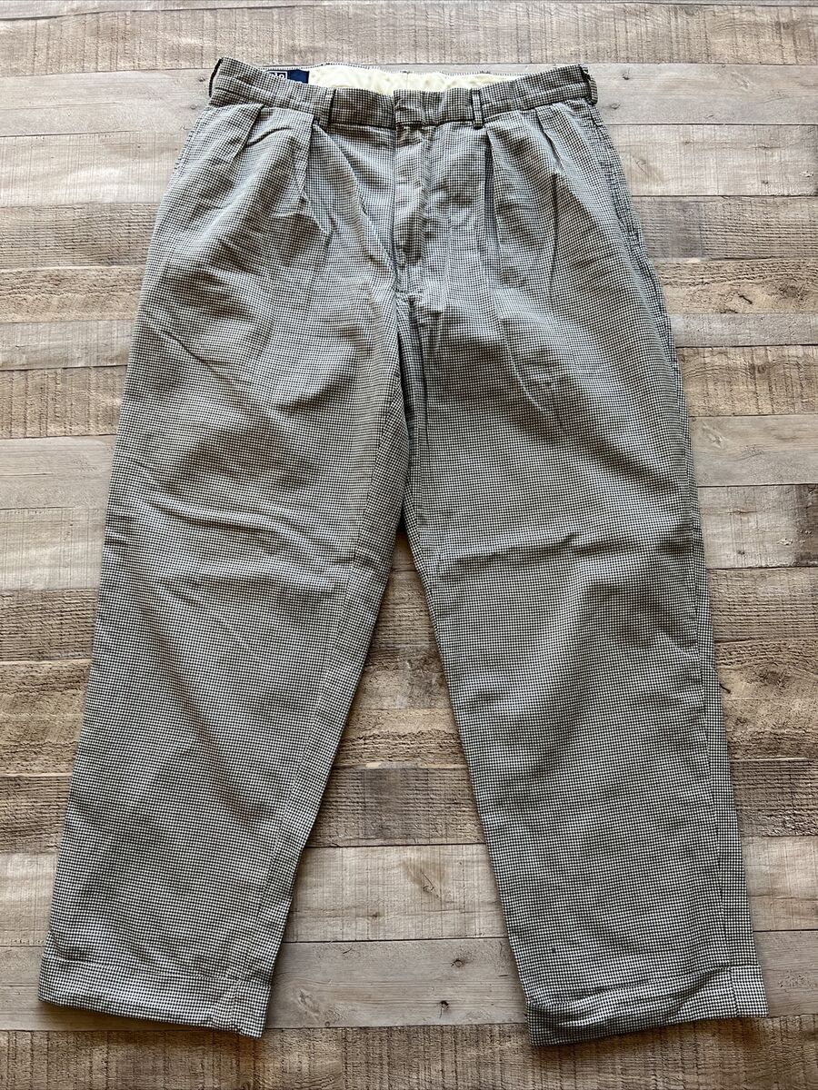 Polo Ralph Lauren Vintage Andrew Pants Mens 36x30 Gray Polo Ralph Lauren Vintage Andrew Pants Mens 36x30 Gray
