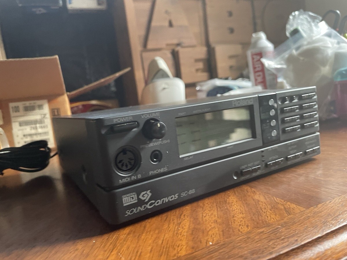 Roland SC-88 Sound Canvas MIDI Sound Module In Stock | eBay Roland SC-88 Sound Canvas MIDI Sound Module In Stock | eBay
