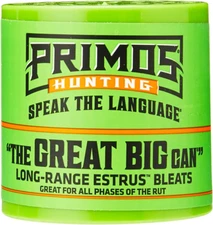 the Great Big Can Doe Bleat, Extra-Large Volume for Extended Range Deer Attracti