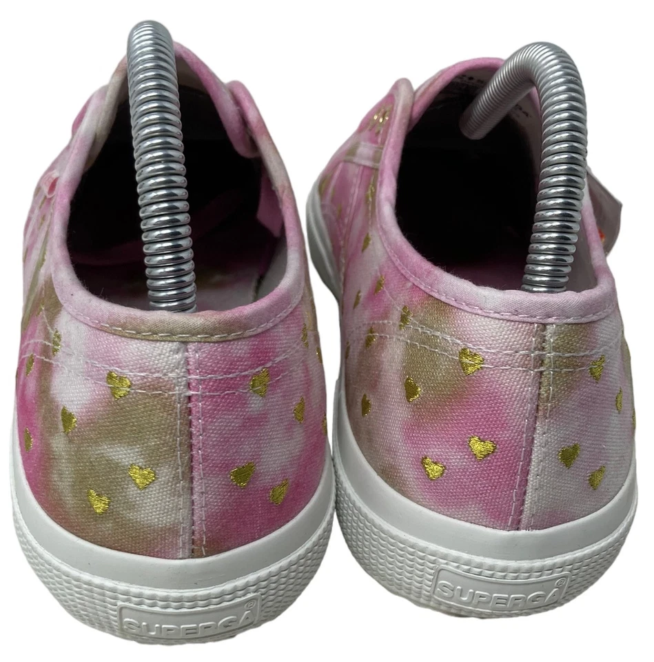 SUPERGA 2750 Rosa Dorado Tie Dye Tenis Zapatos Para Mujer 39.5 EU 8.5 US NUEVO Foto 2 de 4