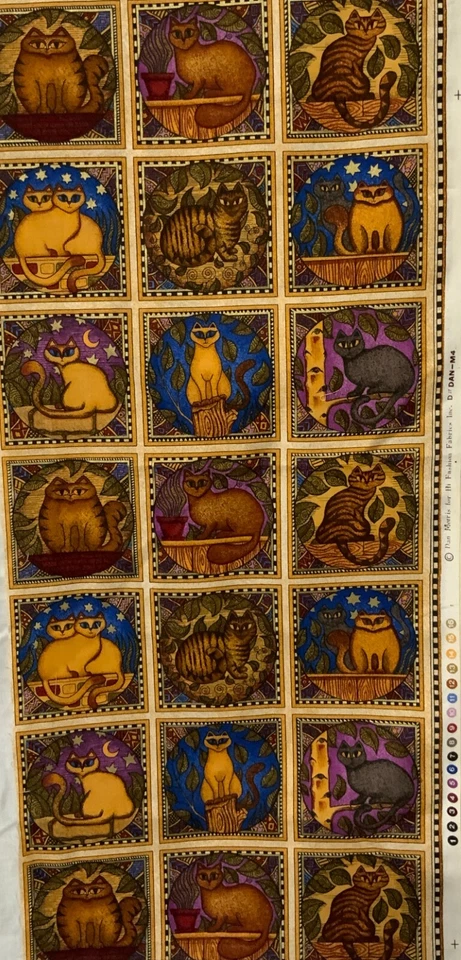 Примитивное народное искусство кошки, вечные сокровища, Дэн Моррис 1999, 12 x 116, 90 блоков - Изображение 2 из 2