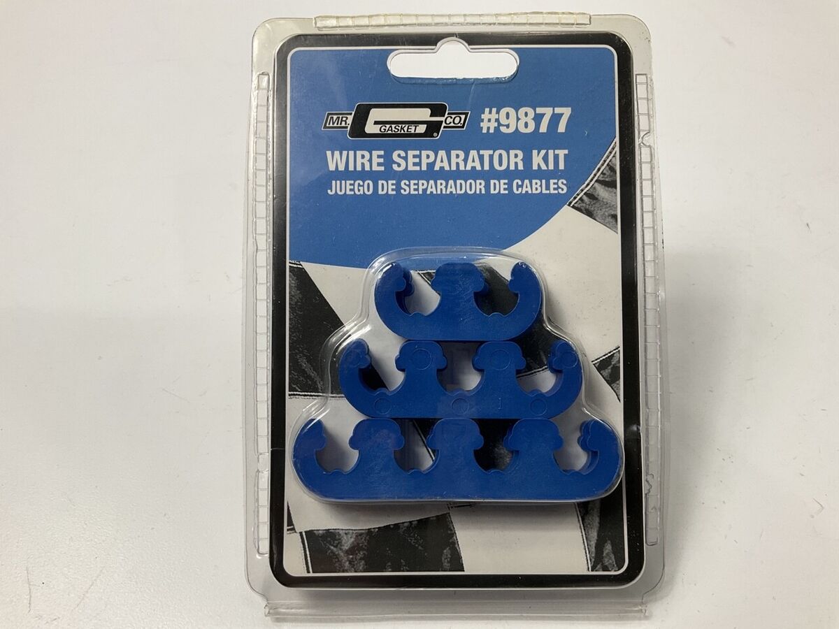 Mr. Gasket Spark Plug Wire Loom Blue Plastic 9877 Mr. Gasket Spark Plug Wire Loom Blue Plastic 9877