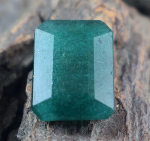 Certified Natural Colombian Green Emerald 7.25 Ct Emerald Cut Gemstone E11628