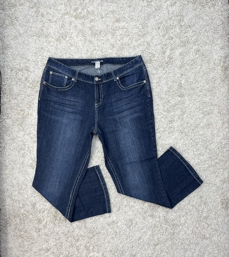 Maurices Sz 22 Short Womens Denim Jeans Distressed Pants - Picture 6 of 12
