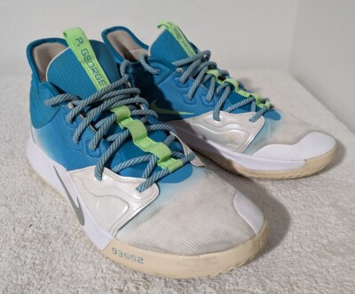 Nike Men's PG Paul George Basketball ShoesMesh Platinum Tint Lure Bass Sz  13