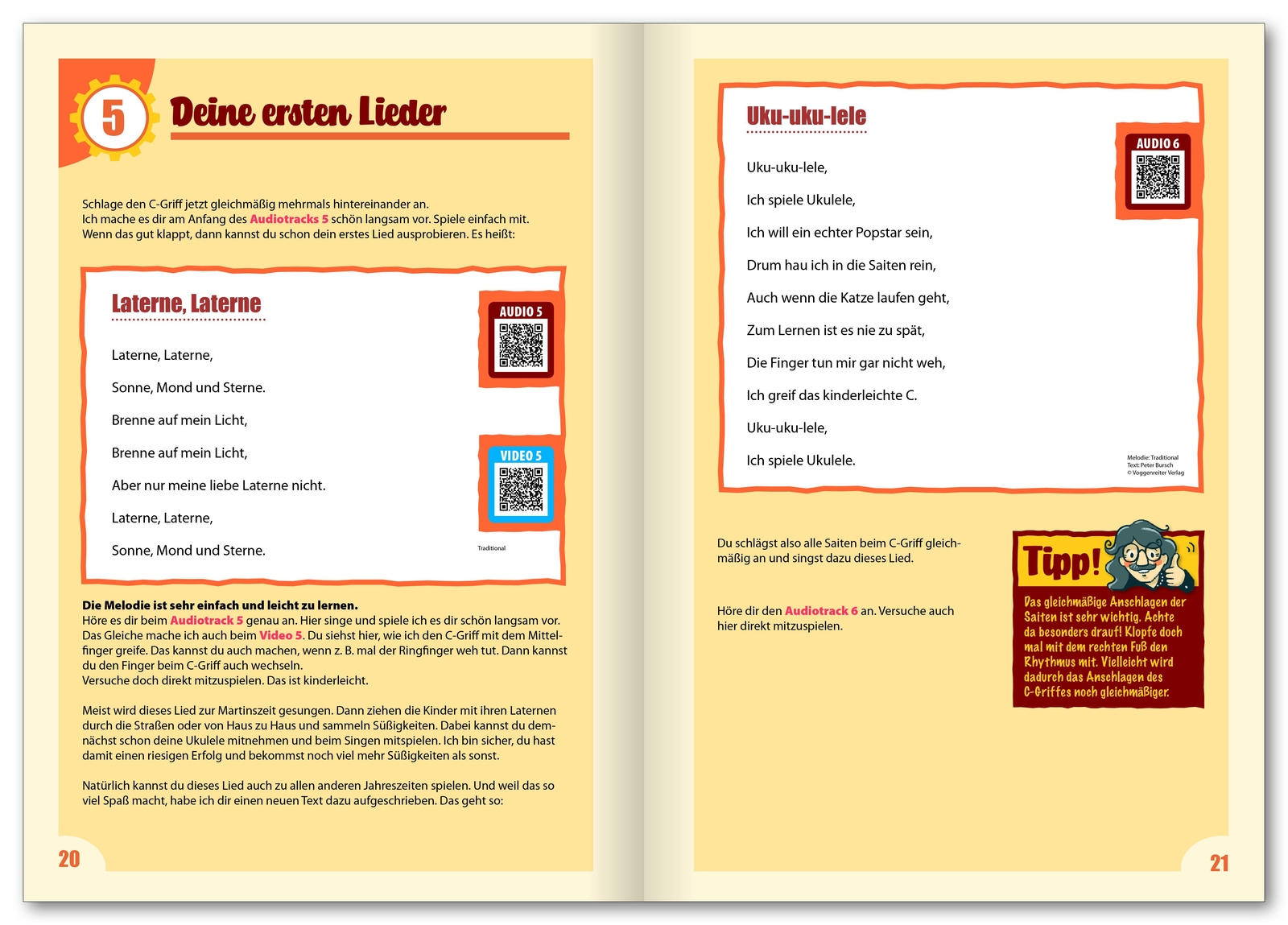 Thumbnail - Peter Bursch's Kinder-ukulelenbuch Peter Bursch
