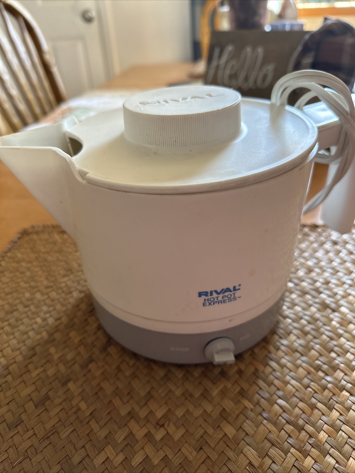 Rival Hot Pot Express 4070 With adjustable Thermostat Tested Works