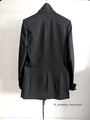 ANN DEMEULEMEESTER ALEXANDER JACKET BLAZER $2270 (BLACK XXS,M,L