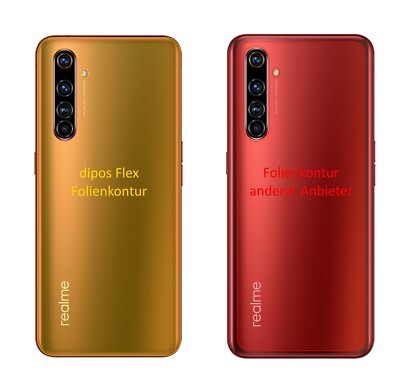 Dipos Pellicola Protettiva Antiriflesso Per Oppo Realme X50 5G | Opaca Anti-impronte | Made In Germany