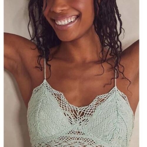 NWT Free People Intimately FP Mariana Bralette Clear Sky Women's Size Medium - Picture 3 of 5