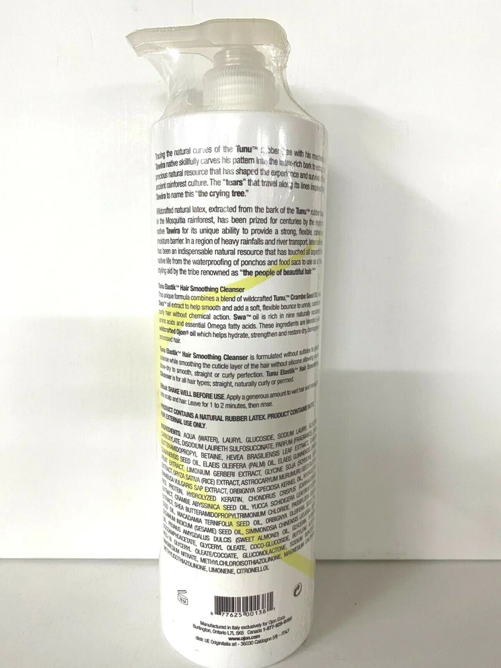 Limpiador alisador de cabello elástico cosecha rara OJON 33,8 OZ Foto 4 de 4