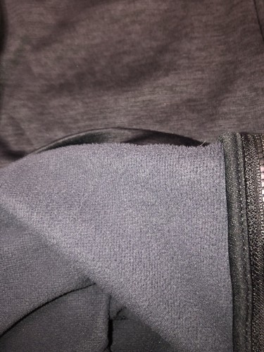 Adidas Full Zip Sweatshirt Hoodie Youth XL (18-20) Dark Heather Gray - Picture 6 of 8