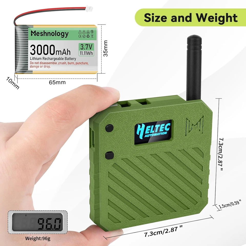 Scheda di sviluppo LoRa ESP32 con display OLED 0.96" per Arduino, LoRaWAN, IoT, G - Immagine 3 di 4