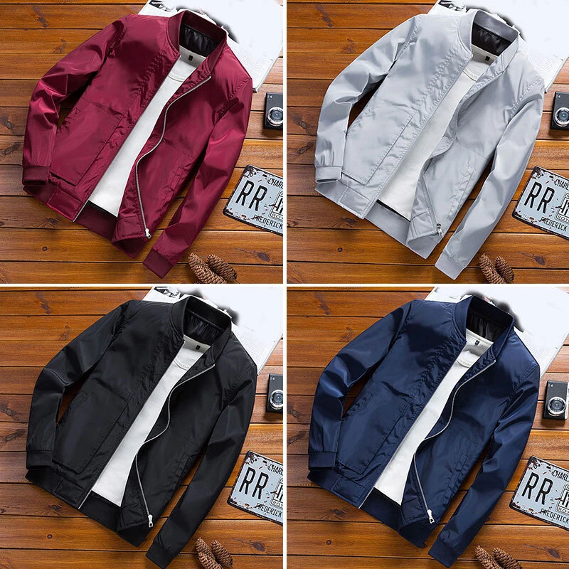 Jackets for Men Mens Winter Coats Men's Fashion Casual Jacket Outdoor  Single-breasted Jacket Tooling Baseball Uniform Jacket Bomber Jacket on  Sale