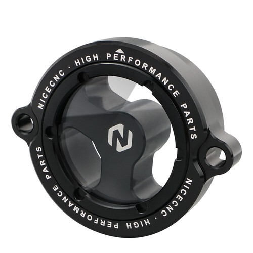 NICECNC Clear Engine Oil Filter Cup Plug Cover For Kawasaki KLR 650 1987-2022 - Picture 11 of 12