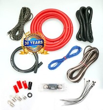 Complete 5000W 0 Gauge Car Amplifier Installation Wiring Kit Amp 0 Ga Blue